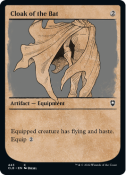 Cloak of the Bat (SHOWCASE) : 443 COMMANDER LEGENDS: BATTLE FOR BALDUR'S GATE - Magic the Gathering Single Card