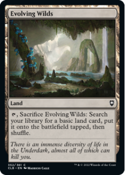 Evolving Wilds : 352/361 COMMANDER LEGENDS: BATTLE FOR BALDUR'S GATE - Magic the Gathering Single Card