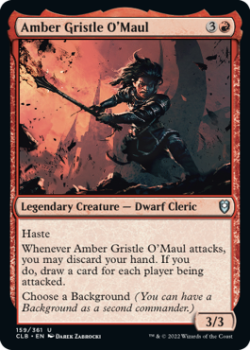 Amber Gristle O'Maul : 159/361 COMMANDER LEGENDS: BATTLE FOR BALDUR'S GATE - Magic the Gathering Single Card