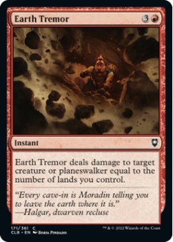 Earth Tremor : 171/361 COMMANDER LEGENDS: BATTLE FOR BALDUR'S GATE - Magic the Gathering Single Card