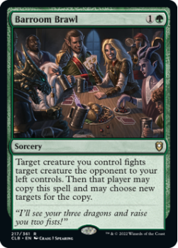 Barroom Brawl : 217/361 COMMANDER LEGENDS: BATTLE FOR BALDUR'S GATE - Magic the Gathering Single Card