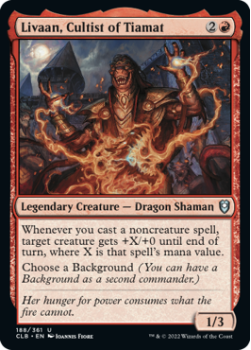 Livaan, Cultist of Tiamat : 188/361 COMMANDER LEGENDS: BATTLE FOR BALDUR'S GATE - Magic the Gathering Single Card