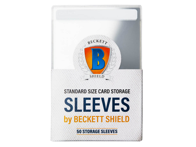 Beckett Shield - Standard Size Card Storage Sleeves (50 Count) Beckett Shield - Standard Size Card Storage Sleeves (50 Count)