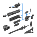 30MM Option Weapon 1 for Rabiot Model Kit - Image 2