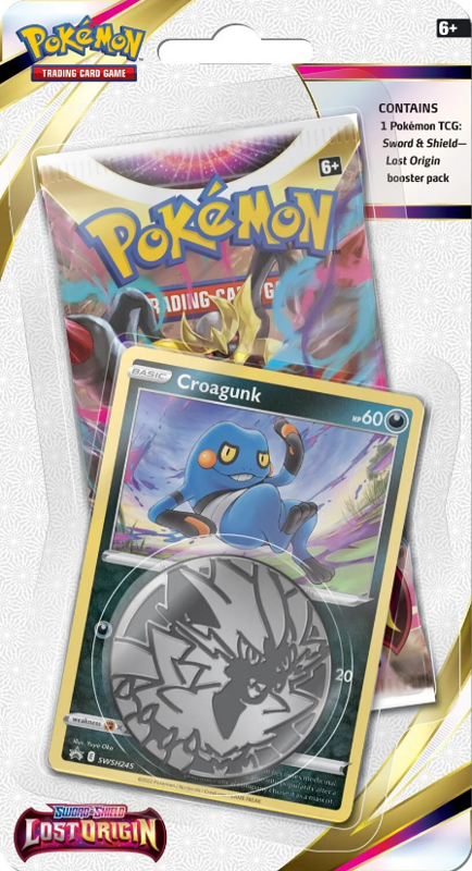 Pokemon Lost Origin Checklane Blister Croagunk Pokemon Lost Origin Checklane Blister Croagunk