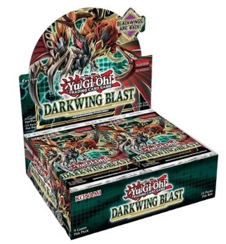 Yu-Gi-Oh! Sealed Booster BOX Darkwing Blast (24 packs) (1st Edition)