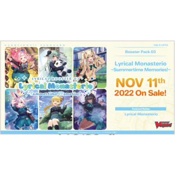 Cardfight!! Vanguard Lyrical Monasterio Summertime Memories! Booster Box  (16 Packs)