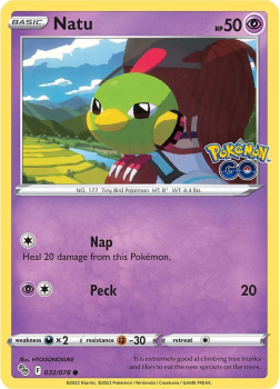 Natu : Pokemon Go! 32/078 - Pokemon Single Card