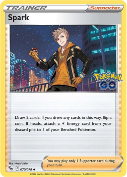 Spark : Pokemon Go! 70/078 - Pokemon Single Card