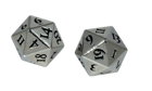 Ultra Pro - Chrome Heavy Metal D20 2-Dice Set - Image 2
