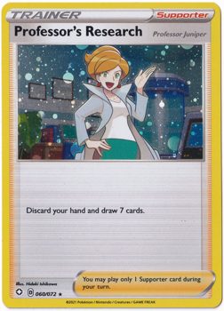 Professor's Research (COSMIC FOIL) : SHINING FATES - 60/072 - Pokemon Single Card