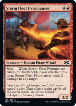 Storm Fleet Pyromancer (FOIL) : 126/331 DOUBLE MASTERS 2022 - Magic the Gathering Single Card