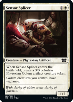 Sensor Splicer (FOIL) : 029/331 DOUBLE MASTERS 2022 - Magic the Gathering Single Card