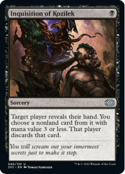 Inquisition of Kozilek (FOIL) : 080/331 DOUBLE MASTERS 2022 - Magic the Gathering Single Card