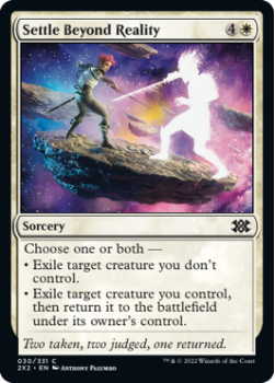 Settle Beyond Reality (FOIL) : 030/331 DOUBLE MASTERS 2022 - Magic the Gathering Single Card