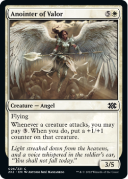 Anointer of Valor (FOIL) : 006/331 DOUBLE MASTERS 2022 - Magic the Gathering Single Card