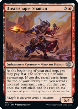 Dreamshaper Shaman (FOIL) : 108/331 DOUBLE MASTERS 2022 - Magic the Gathering Single Card