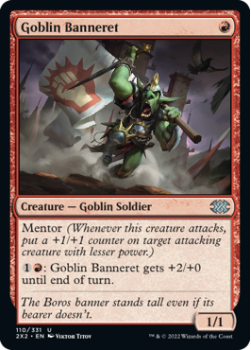 Goblin Banneret (FOIL) : 110/331 DOUBLE MASTERS 2022 - Magic the Gathering Single Card
