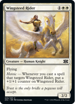 Wingsteed Rider (FOIL) : 035/331 DOUBLE MASTERS 2022 - Magic the Gathering Single Card