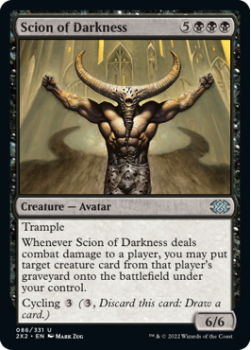 Scion of Darkness (FOIL) : 086/331 DOUBLE MASTERS 2022 - Magic the Gathering Single Card