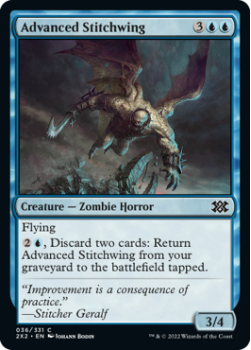 Advanced Stitchwing (FOIL) : 036/331 DOUBLE MASTERS 2022 - Magic the Gathering Single Card
