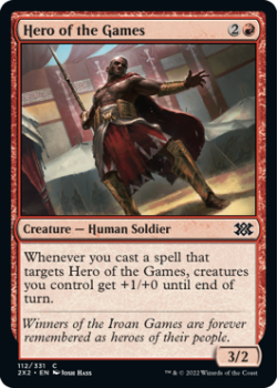 Hero of the Games (FOIL) : 112/331 DOUBLE MASTERS 2022 - Magic the Gathering Single Card
