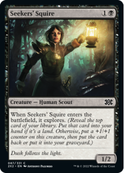 Seekers' Squire (FOIL) : 087/331 DOUBLE MASTERS 2022 - Magic the Gathering Single Card