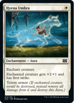 Hyena Umbra (FOIL) : 013/331 DOUBLE MASTERS 2022 - Magic the Gathering Single Card