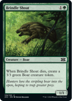 Brindle Shoat (FOIL) : 139/331 DOUBLE MASTERS 2022 - Magic the Gathering Single Card