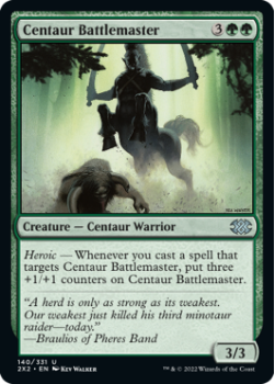 Centaur Battlemaster (FOIL) : 140/331 DOUBLE MASTERS 2022 - Magic the Gathering Single Card