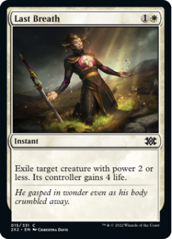 Last Breath : 015/331 DOUBLE MASTERS 2022 - Magic the Gathering Single Card
