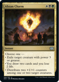 Abzan Charm : 166/331 DOUBLE MASTERS 2022 - Magic the Gathering Single Card