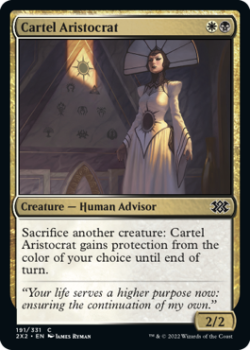 Cartel Aristocrat (FOIL) : 191/331 DOUBLE MASTERS 2022 - Magic the Gathering Single Card