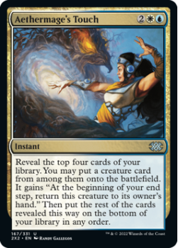 Aethermage's Touch : 167/331 DOUBLE MASTERS 2022 - Magic the Gathering Single Card