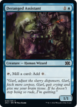 Deranged Assistant (FOIL) : 045/331 DOUBLE MASTERS 2022 - Magic the Gathering Single Card