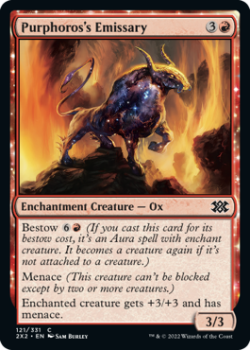 Purphoros's Emissary (FOIL) : 121/331 DOUBLE MASTERS 2022 - Magic the Gathering Single Card