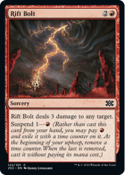 Rift Bolt : 122/331 DOUBLE MASTERS 2022 - Magic the Gathering Single Card