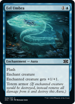 Eel Umbra (FOIL) : 048/331 DOUBLE MASTERS 2022 - Magic the Gathering Single Card