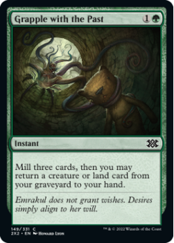 Grapple with the Past (FOIL) : 149/331 DOUBLE MASTERS 2022 - Magic the Gathering Single Card