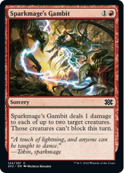 Sparkmage's Gambit (FOIL) : 124/331 DOUBLE MASTERS 2022 - Magic the Gathering Single Card