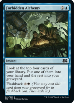 Forbidden Alchemy (FOIL) : 049/331 DOUBLE MASTERS 2022 - Magic the Gathering Single Card