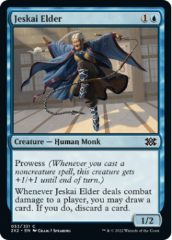 Jeskai Elder (FOIL) : 053/331 DOUBLE MASTERS 2022 - Magic the Gathering Single Card
