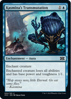 Kasmina's Transmutation (FOIL) : 054/331 DOUBLE MASTERS 2022 - Magic the Gathering Single Card