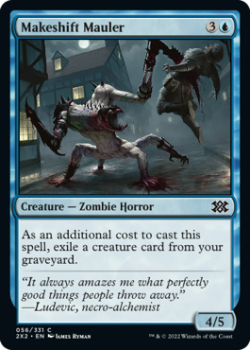Makeshift Mauler (FOIL) : 056/331 DOUBLE MASTERS 2022 - Magic the Gathering Single Card