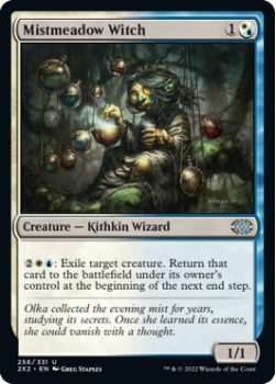 Mistmeadow Witch (FOIL) : 256/331 DOUBLE MASTERS 2022 - Magic the Gathering Single Card