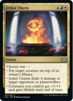Jeskai Charm (FOIL) : 232/331 DOUBLE MASTERS 2022 - Magic the Gathering Single Card