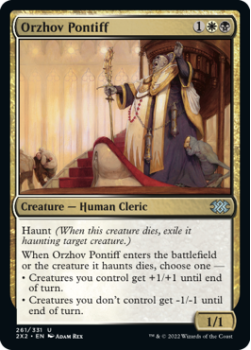Orzhov Pontiff : 261/331 DOUBLE MASTERS 2022 - Magic the Gathering Single Card