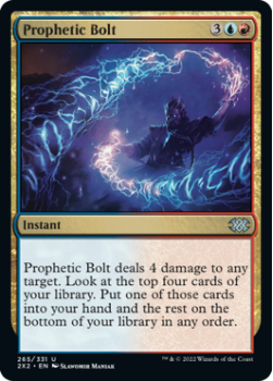 Prophetic Bolt : 265/331 DOUBLE MASTERS 2022 - Magic the Gathering Single Card