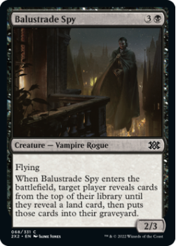 Balustrade Spy (FOIL) : 068/331 DOUBLE MASTERS 2022 - Magic the Gathering Single Card