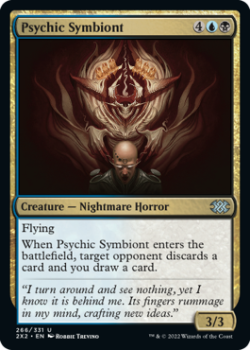 Psychic Symbiont (FOIL) : 266/331 DOUBLE MASTERS 2022 - Magic the Gathering Single Card
